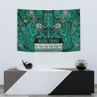 Aotearoa Iwi Ngai Tahu Tapestry Maori Wharenui House Tribal Pattern