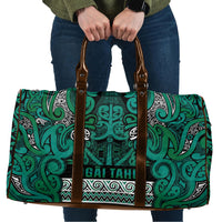 Aotearoa Iwi Ngai Tahu Travel Bag Maori Wharenui House Tribal Pattern