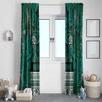 Aotearoa Iwi Ngai Tahu Window Curtain Maori Wharenui House Tribal Pattern