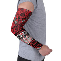 Aotearoa Iwi Ngati Kahungunu Arm Sleeves Maori Wharenui House Tribal Pattern