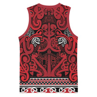 Aotearoa Iwi Ngati Kahungunu Basketball Jersey Maori Wharenui House Tribal Pattern