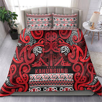 Aotearoa Iwi Ngati Kahungunu Bedding Set Maori Wharenui House Tribal Pattern
