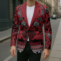 Aotearoa Iwi Ngati Kahungunu Blazer Maori Wharenui House Tribal Pattern