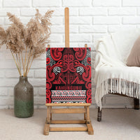Aotearoa Iwi Ngati Kahungunu Canvas Wall Art Maori Wharenui House Tribal Pattern