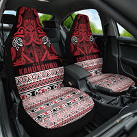 Aotearoa Iwi Ngati Kahungunu Car Seat Cover Maori Wharenui House Tribal Pattern