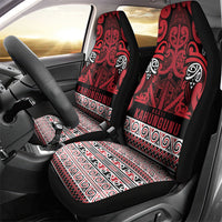 Aotearoa Iwi Ngati Kahungunu Car Seat Cover Maori Wharenui House Tribal Pattern