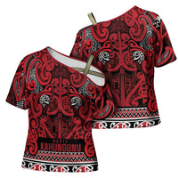 Aotearoa Iwi Ngati Kahungunu Cross Shoulder Shirt Maori Wharenui House Tribal Pattern