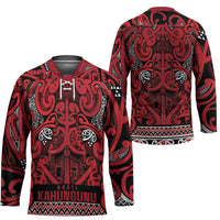 Aotearoa Iwi Ngati Kahungunu Hockey Jersey Maori Wharenui House Tribal Pattern