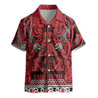 Aotearoa Iwi Ngati Kahungunu Kid Hawaiian Shirt Maori Wharenui House Tribal Pattern