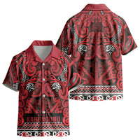 Aotearoa Iwi Ngati Kahungunu Kid Hawaiian Shirt Maori Wharenui House Tribal Pattern
