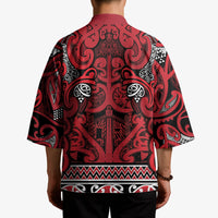 Aotearoa Iwi Ngati Kahungunu Kimono Maori Wharenui House Tribal Pattern