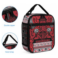 Aotearoa Iwi Ngati Kahungunu Lunch Bag Maori Wharenui House Tribal Pattern