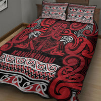 Aotearoa Iwi Ngati Kahungunu Quilt Bed Set Maori Wharenui House Tribal Pattern