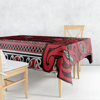 Aotearoa Iwi Ngati Kahungunu Tablecloth Maori Wharenui House Tribal Pattern