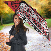 Aotearoa Iwi Ngati Kahungunu Umbrella Maori Wharenui House Tribal Pattern
