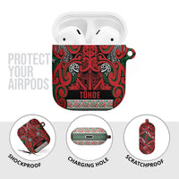 Aotearoa Iwi Tuhoe AirPods Case Maori Wharenui House Tribal Pattern