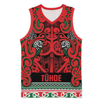 Aotearoa Iwi Tuhoe Basketball Jersey Maori Wharenui House Tribal Pattern