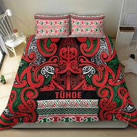 Aotearoa Iwi Tuhoe Bedding Set Maori Wharenui House Tribal Pattern