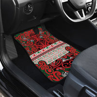 Aotearoa Iwi Tuhoe Car Mats Maori Wharenui House Tribal Pattern