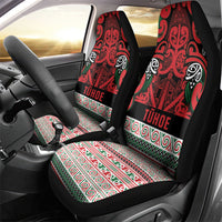 Aotearoa Iwi Tuhoe Car Seat Cover Maori Wharenui House Tribal Pattern