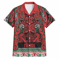 Aotearoa Iwi Tuhoe Hawaiian Shirt Maori Wharenui House Tribal Pattern