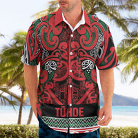 Aotearoa Iwi Tuhoe Hawaiian Shirt Maori Wharenui House Tribal Pattern