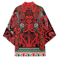 Aotearoa Iwi Tuhoe Kimono Maori Wharenui House Tribal Pattern