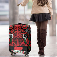 Aotearoa Iwi Tuhoe Luggage Cover Maori Wharenui House Tribal Pattern