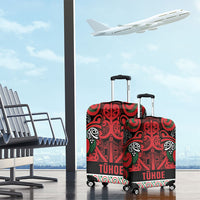 Aotearoa Iwi Tuhoe Luggage Cover Maori Wharenui House Tribal Pattern