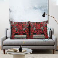 Aotearoa Iwi Tuhoe Pillow Cover Maori Wharenui House Tribal Pattern