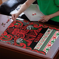 Aotearoa Iwi Tuhoe Puzzle Maori Wharenui House Tribal Pattern