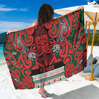 Aotearoa Iwi Tuhoe Sarong Maori Wharenui House Tribal Pattern