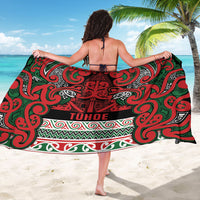 Aotearoa Iwi Tuhoe Sarong Maori Wharenui House Tribal Pattern