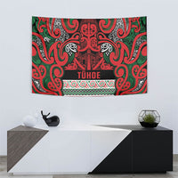 Aotearoa Iwi Tuhoe Tapestry Maori Wharenui House Tribal Pattern