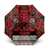 Aotearoa Iwi Tuhoe Umbrella Maori Wharenui House Tribal Pattern
