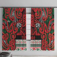 Aotearoa Iwi Tuhoe Window Curtain Maori Wharenui House Tribal Pattern