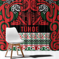 Aotearoa Iwi Tuhoe Window Curtain Maori Wharenui House Tribal Pattern