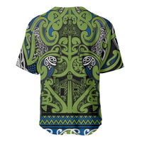 Aotearoa Iwi Whakatohea Baseball Jersey Maori Wharenui House Tribal Pattern