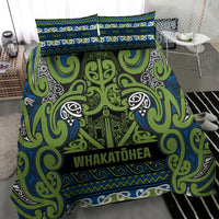 Aotearoa Iwi Whakatohea Bedding Set Maori Wharenui House Tribal Pattern