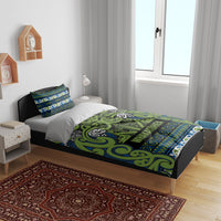 Aotearoa Iwi Whakatohea Bedding Set Maori Wharenui House Tribal Pattern