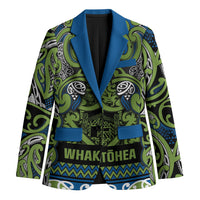 Aotearoa Iwi Whakatohea Blazer Maori Wharenui House Tribal Pattern