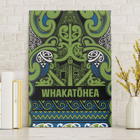 Aotearoa Iwi Whakatohea Canvas Wall Art Maori Wharenui House Tribal Pattern
