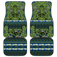 Aotearoa Iwi Whakatohea Car Mats Maori Wharenui House Tribal Pattern