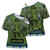 Aotearoa Iwi Whakatohea Cross Shoulder Shirt Maori Wharenui House Tribal Pattern