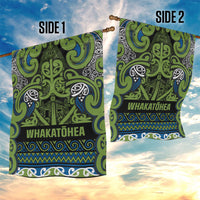 Aotearoa Iwi Whakatohea Garden Flag Maori Wharenui House Tribal Pattern