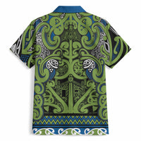 Aotearoa Iwi Whakatohea Hawaiian Shirt Maori Wharenui House Tribal Pattern