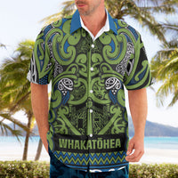 Aotearoa Iwi Whakatohea Hawaiian Shirt Maori Wharenui House Tribal Pattern