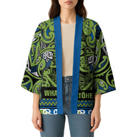 Aotearoa Iwi Whakatohea Kimono Maori Wharenui House Tribal Pattern
