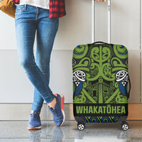 Aotearoa Iwi Whakatohea Luggage Cover Maori Wharenui House Tribal Pattern