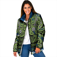 Aotearoa Iwi Whakatohea Padded Jacket Maori Wharenui House Tribal Pattern
